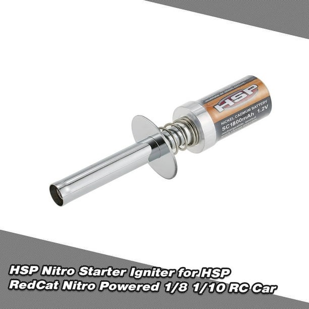1PCS HSP Nitro Starter Kit Glow Plug Igniter Fr HSP RedCat Nitro 1/8 1/10 RC Car